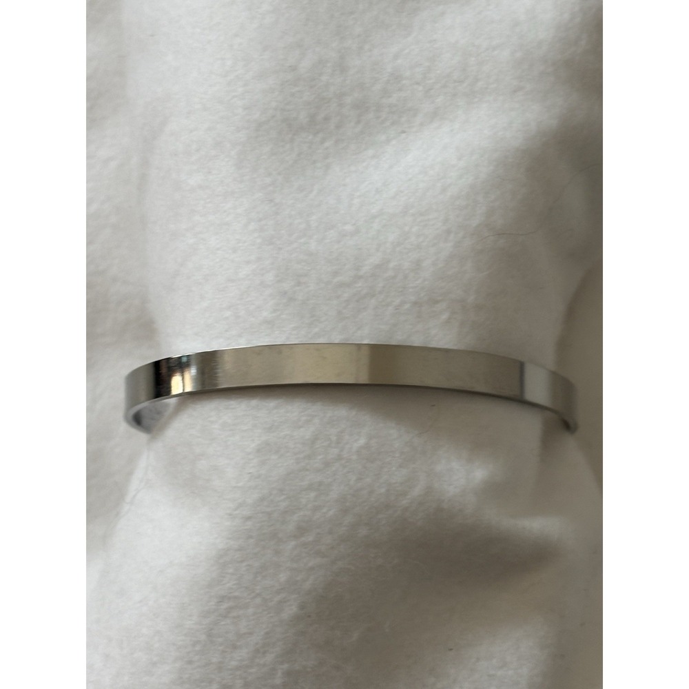 Joycuff Keep F_cking Going Bracelet Inspirational Cuff Bangle Silver Metal